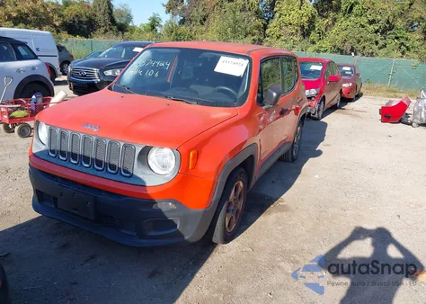 2015 Jeep Renegade Sport from USA, damaged, VIN ZACCJAAT2FPC22566